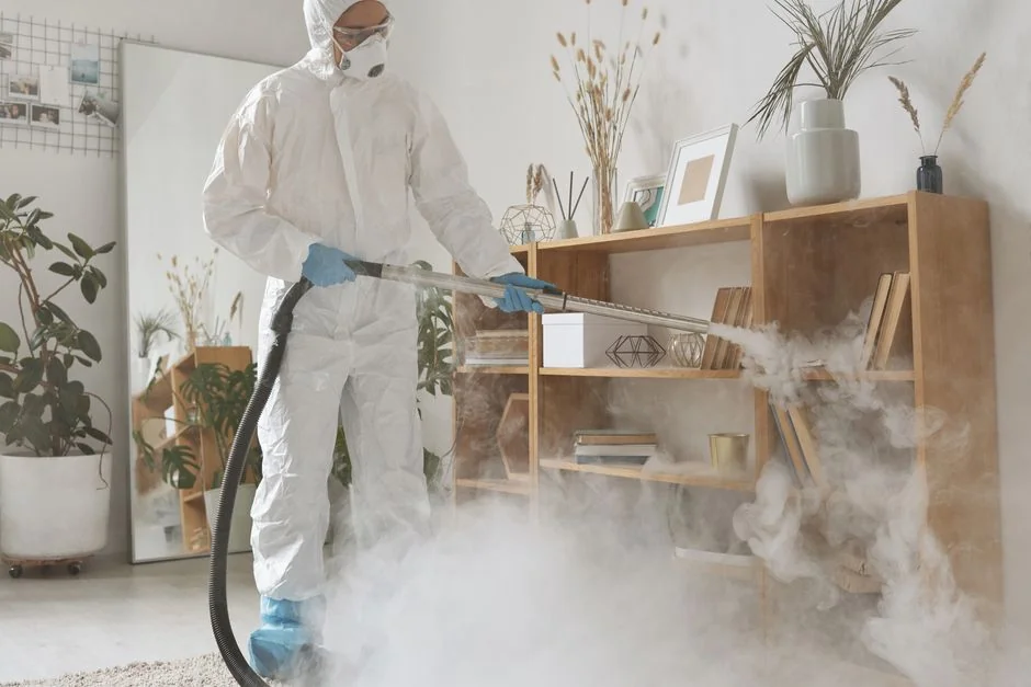 services-02 Cleaner using a vacuum in a stylish indoor setting, showcasing cleaning equipment and techniques.
